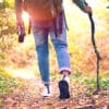 Bildnachweise 9 Ein Mann in einem Wald beim Wandern