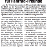 Artikel in der Kronen Zeitung über die Simonhöhe