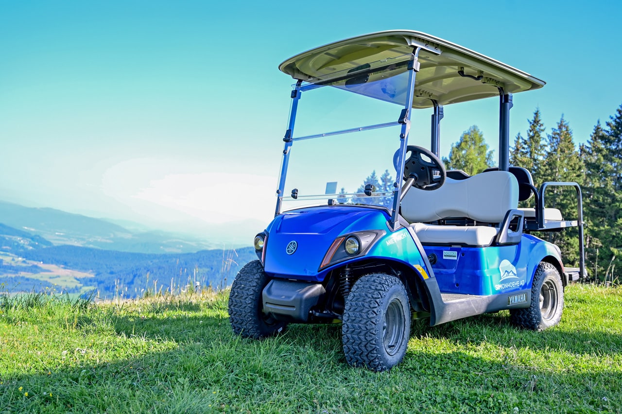 Ein E-Buggy auf der Simonhöhe