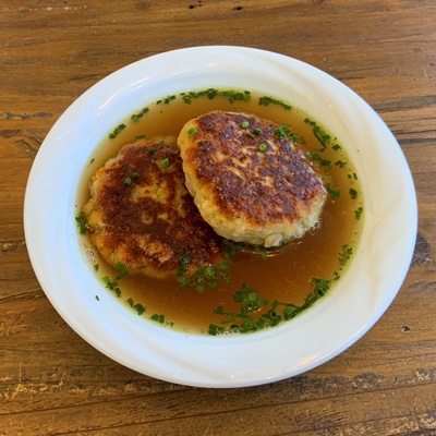 Kaspressknödelsuppe