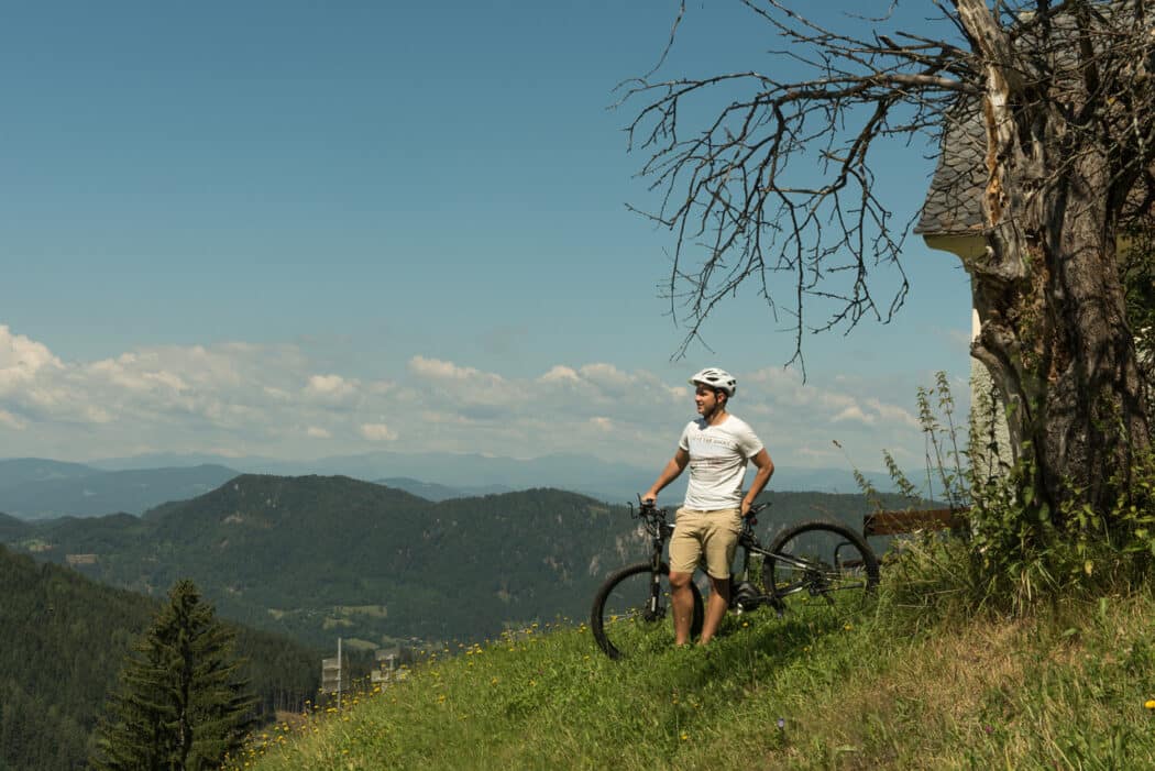 Mountainbike auf der Simonhöhe