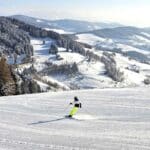 Pistenspaß bei Neuschnee auf der Simonhöhe