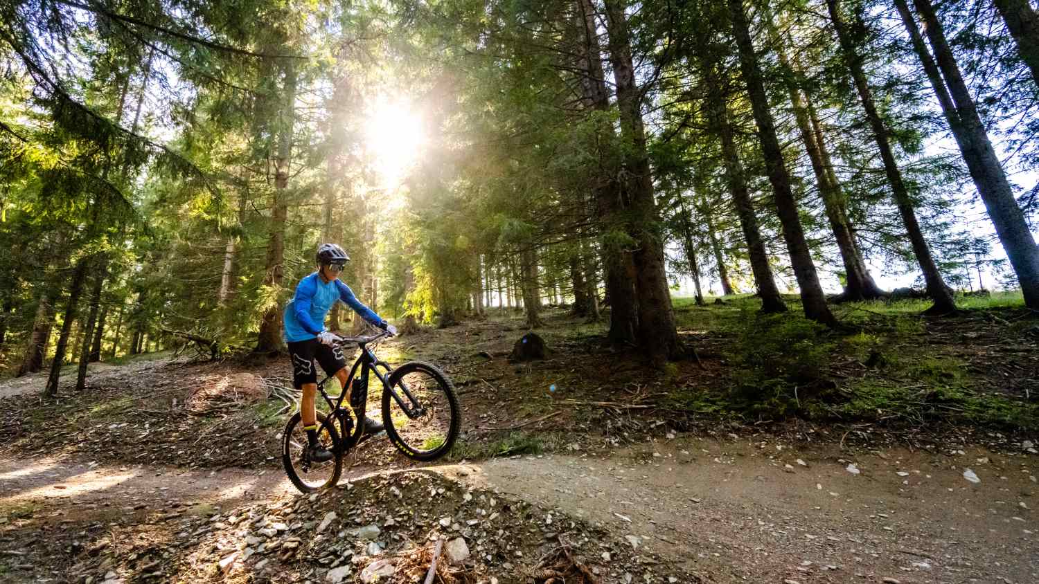 Flowtrail im Bikepark Simonhöhe in Kärnten
